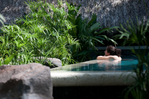 "The Pool at Jicaro Island Ecolodge. The small private island retreat is the ideal destination to relax and get away from it all or to take day trips to explore the attractions that Nicaragua has to offer."