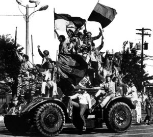 July 19th, 1979. Victorious Sandinistas enter Managua.