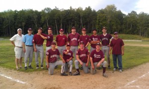 Pedro was assistant coach for the Hanover Sr. Babe Ruth team in summer of 2012.  Bottom row: sons Pedro Jr and Moises