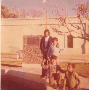 Pedro and his cousins in Sonora Mex.