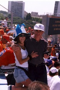 My parents at the 1998 World Cup in France.