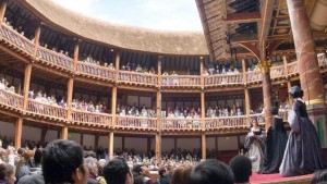 Shakespeare's Globe- A reconstruction theater aspiring to period authenticity 