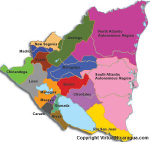 nicaragua-departments