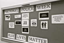 2016 Blue Lives Matter Display