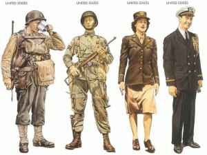 WWII-Era U.S. Military Uniforms 