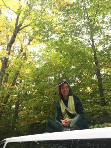 Me, in the forests of New Hampshire