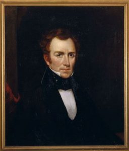 Edward Dickinson, 1840. Portrait by O.A. Bullard. Houghton Library, Harvard University