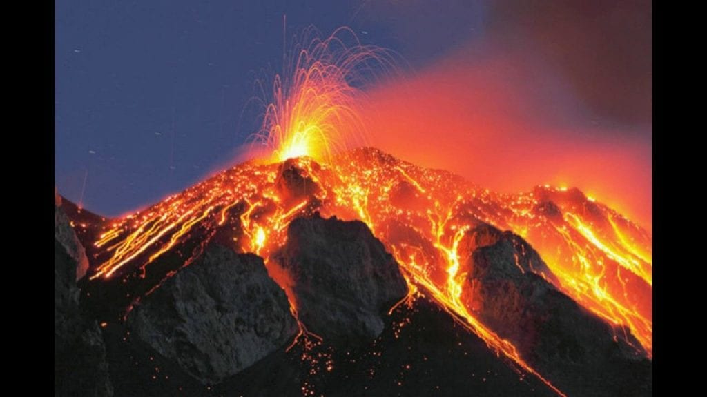 Mt Vesuvius eruption